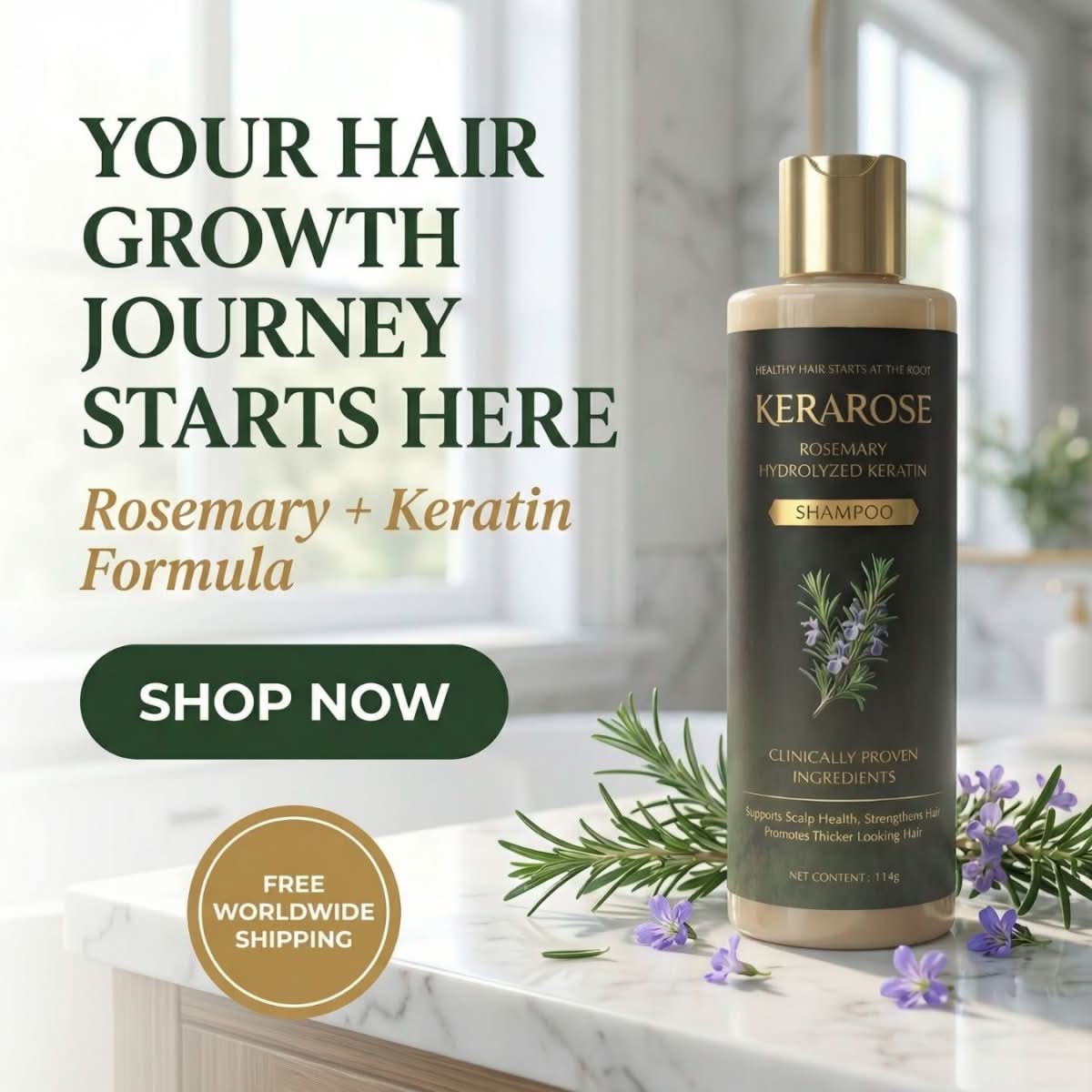 Kerarose™ Growth Support Shampoo