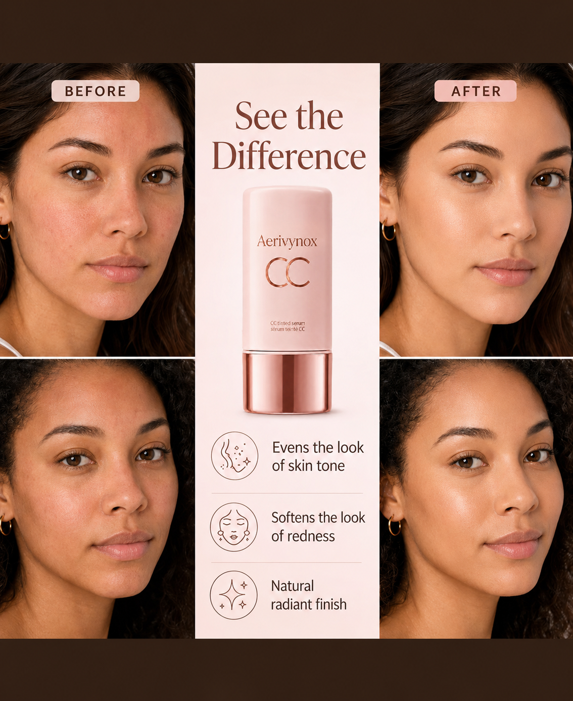 CC color-correcting tinted serum