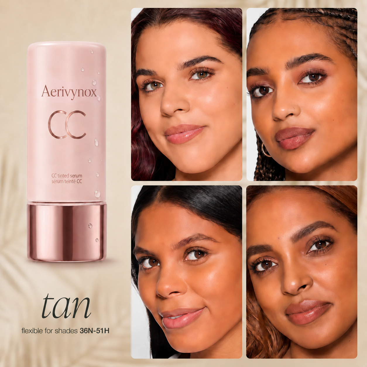 CC color-correcting tinted serum