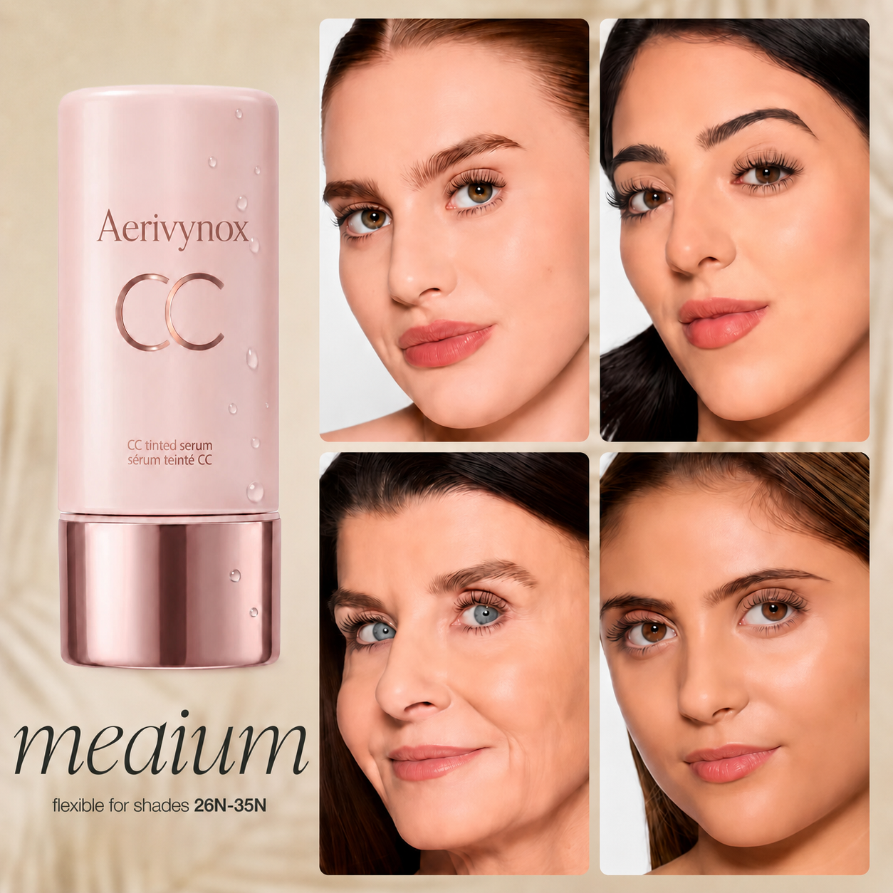 CC color-correcting tinted serum