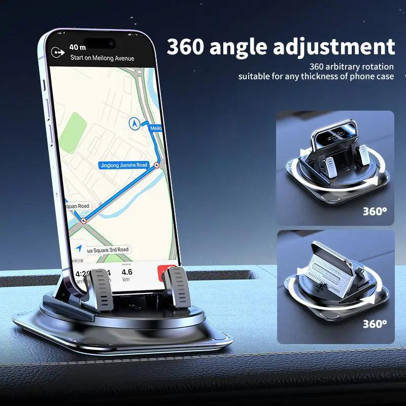 Car phone holder 360 degree rotation, suitablefor car navigation in-car dashboard, horizontaland vertica scree - image 7