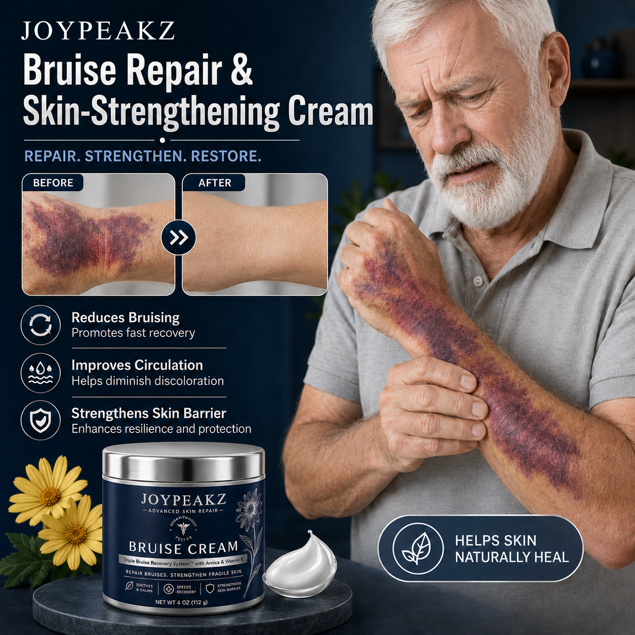 💥100K+ SOLD💕- Joypeakz™ Bruise Repair & Skin-Strengthening Cream