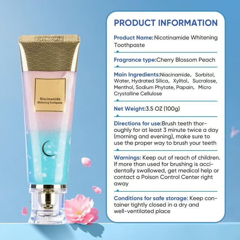 🔥Niacinamide Whitening Toothpaste