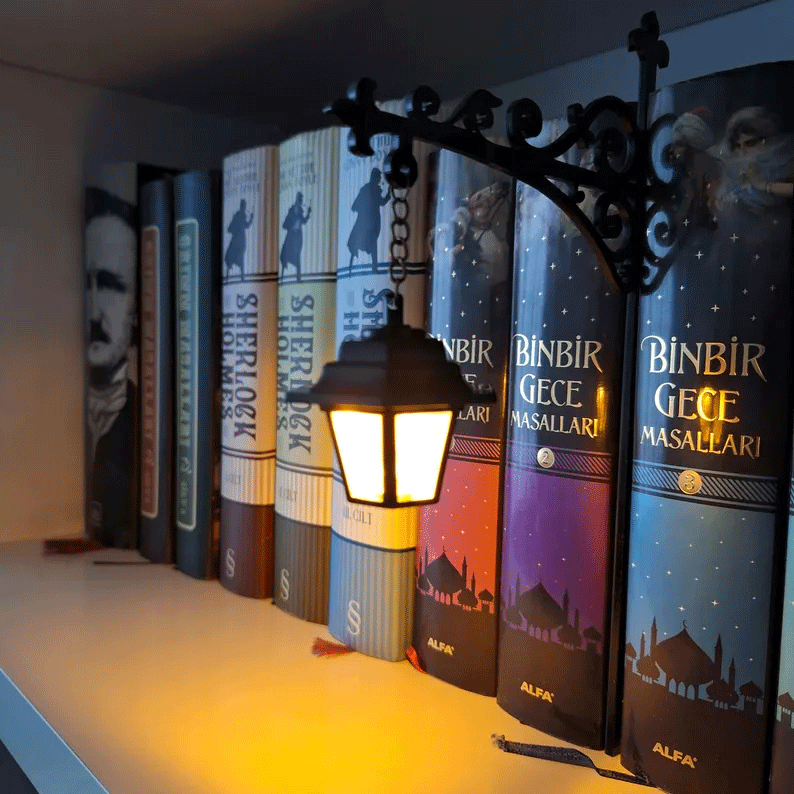 Library Lantern Decorative Bookshelf Lighting - image 5