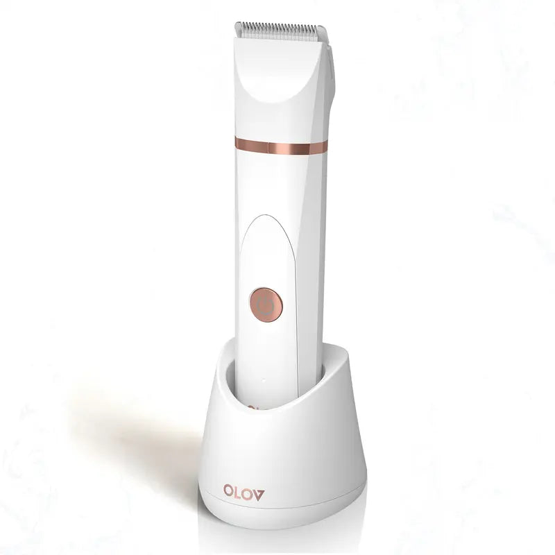 OLOV Electric Body Hair Shaver-Groin Hair Trimmer, Ball Trimmer for Men - Replaceable Ceramic Blade Heads,USB  - image 8