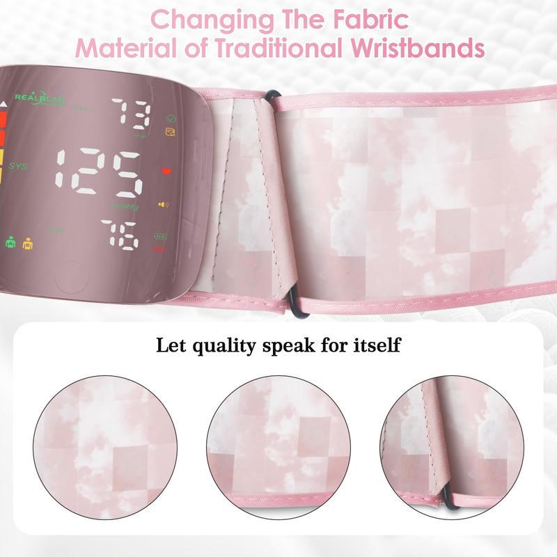 Ziqing Wrist Blood Pressure Monitor Led Display, Touch Screen Wrist Blood Pressure Cuff 99x2 Reading Memory Wr - image 4