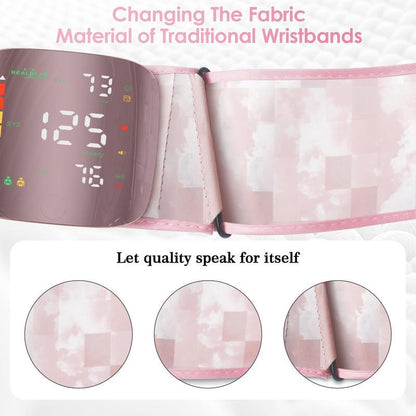 Ziqing Wrist Blood Pressure Monitor Led Display, Touch Screen Wrist Blood Pressure Cuff 99x2 Reading Memory Wr - image 4