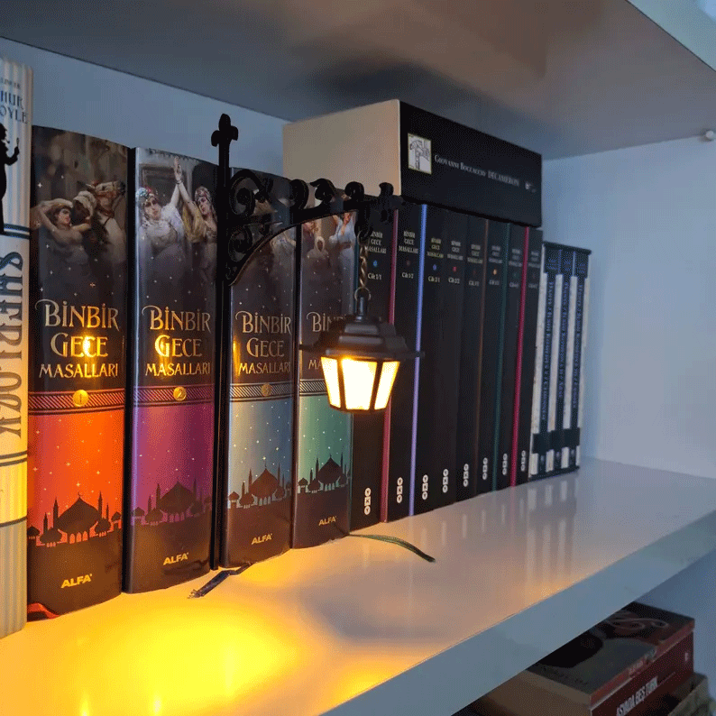 Library Lantern Decorative Bookshelf Lighting - image 4
