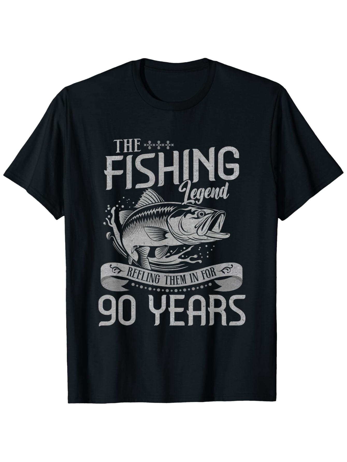 Men's Graphic T-Shirt The Fishing Legend Big Catch Under Water With Splashing Fish