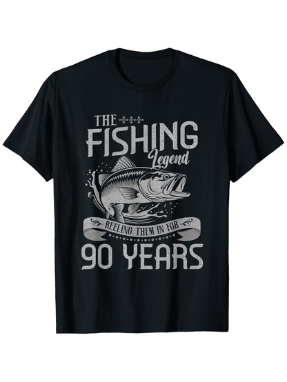 Men's Graphic T-Shirt The Fishing Legend Big Catch Under Water With Splashing Fish