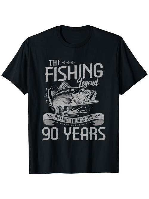 Men's Graphic T-Shirt The Fishing Legend Big Catch Under Water With Splashing Fish