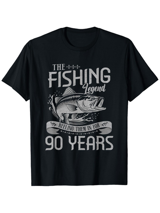 Men's Graphic T-Shirt The Fishing Legend Big Catch Under Water With Splashing Fish