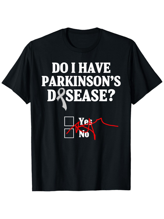 Men's Graphic T-Shirt Do I Have Parkinsons Disease Scribbled Checkboxes Design T Shirt