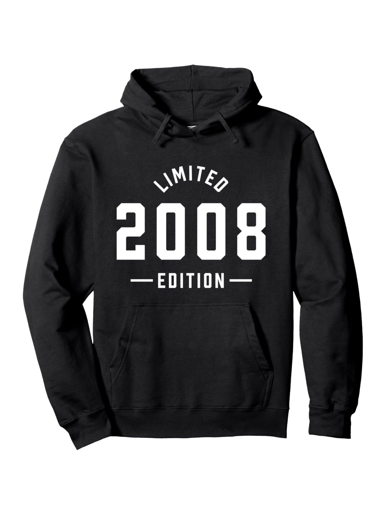 Men's Graphic Hoodie Limited Edition Bold White Typography On Front Hoodie