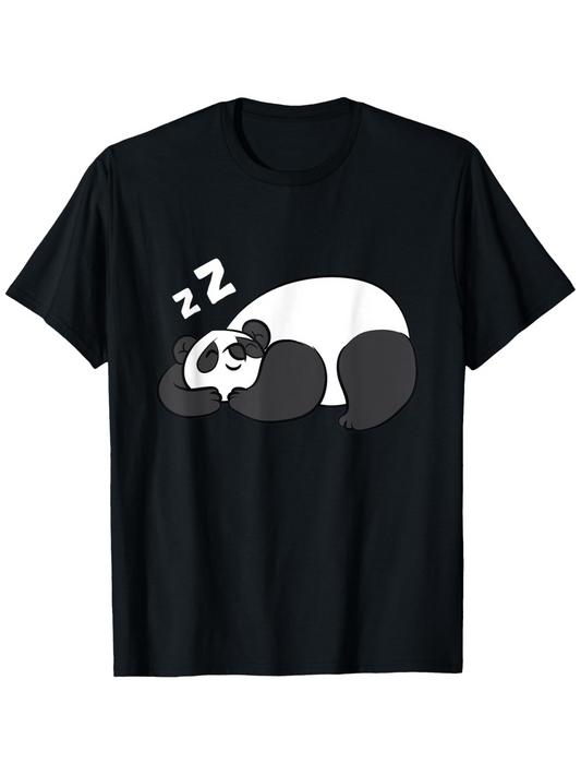Men's Graphic T-Shirt Sleepy Peaceful Bamboo Grove Panda