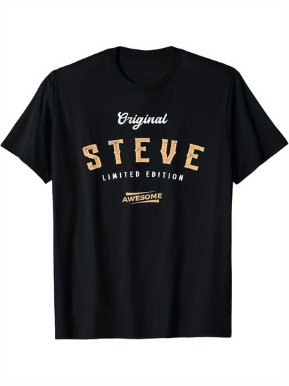 Men's Graphic T-Shirt Original Steve Limited Edition Awesome Typography T Shirt
