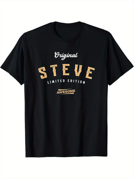 Men's Graphic T-Shirt Original Steve Limited Edition Awesome Typography T Shirt