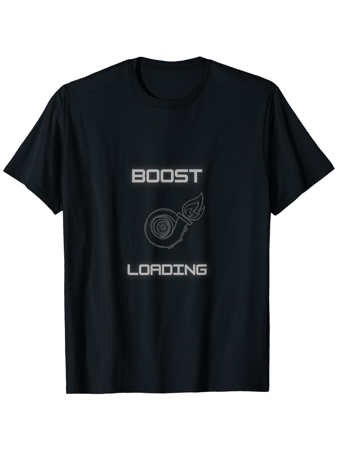Men's Graphic T-Shirt Boost Loading Futuristic Progress Bar With Digital Interface Icon