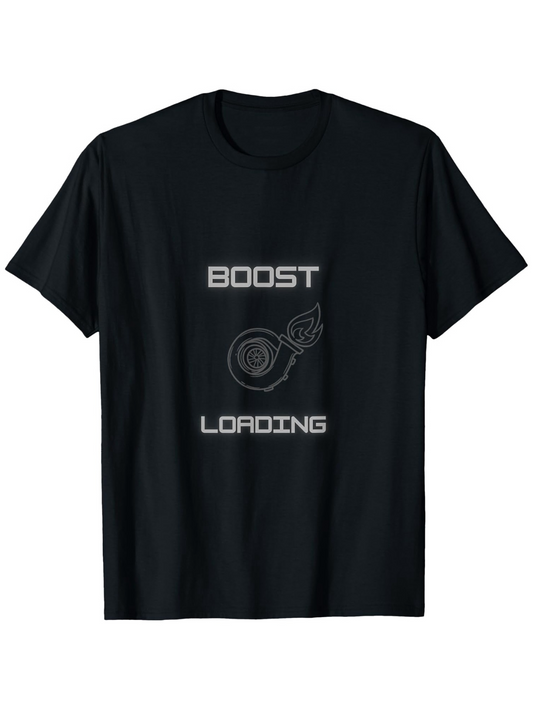 Men's Graphic T-Shirt Boost Loading Futuristic Progress Bar With Digital Interface Icon