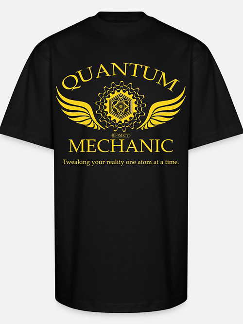 Men's Graphic T-Shirt Quantum Mechanic Gold Winged Mandala With Intricate Central Symbol T Shirt