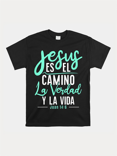Men's Graphic T-Shirt No English Text Bold Color Script And Block Letters Overlaid Black T Shirt