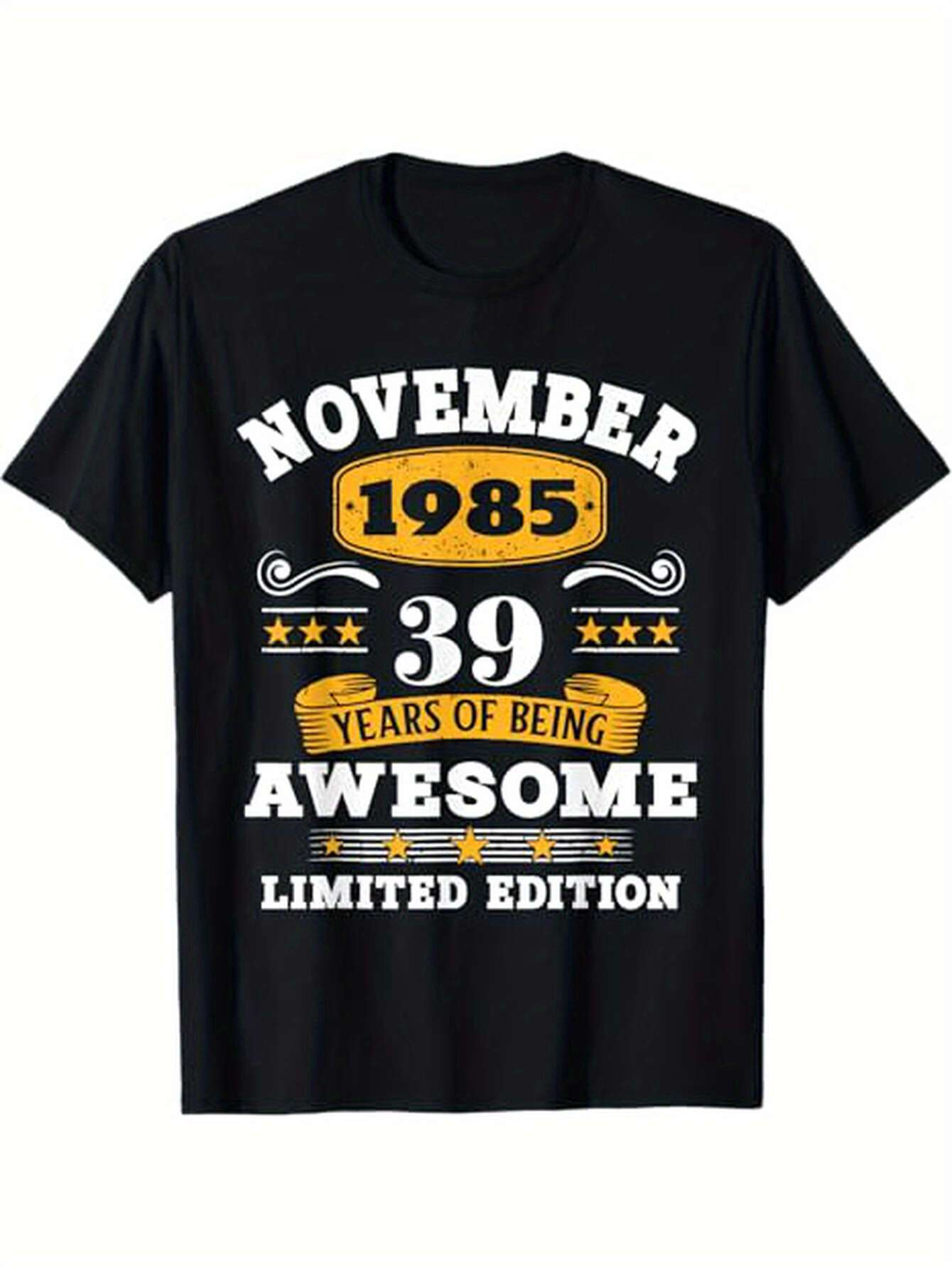 Men's Graphic T-Shirt November 1985 Years Of Being Awesome Limited Edition Birthday T Shirt