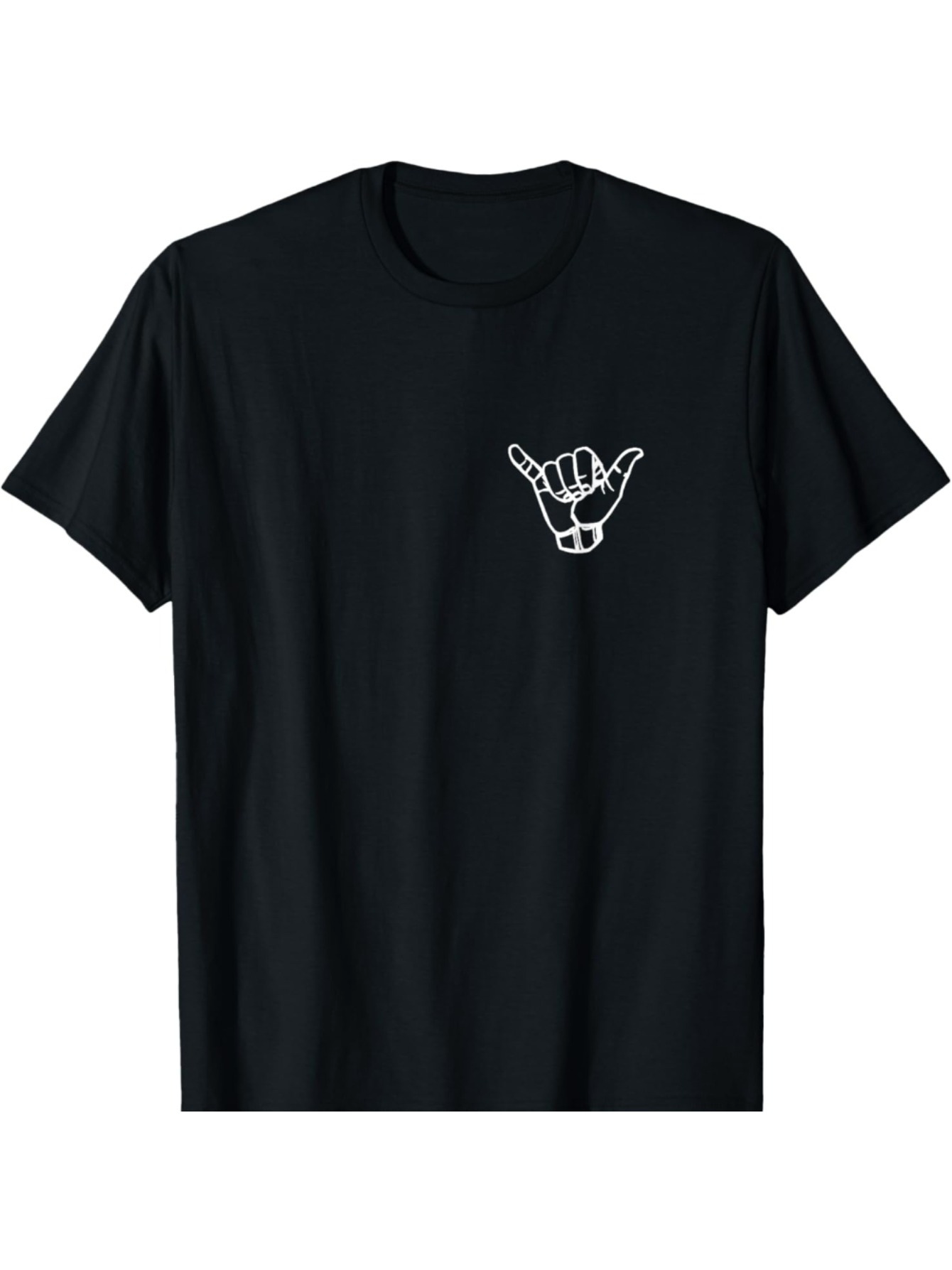 Men's Graphic T-Shirt Minimal Line Art Gesture Hand Displayed On Soft Cotton T Shirt