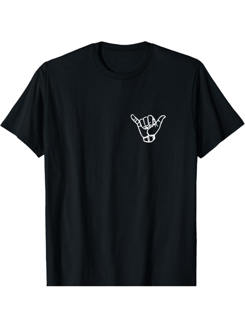 Men's Graphic T-Shirt Minimal Line Art Gesture Hand Displayed On Soft Cotton T Shirt