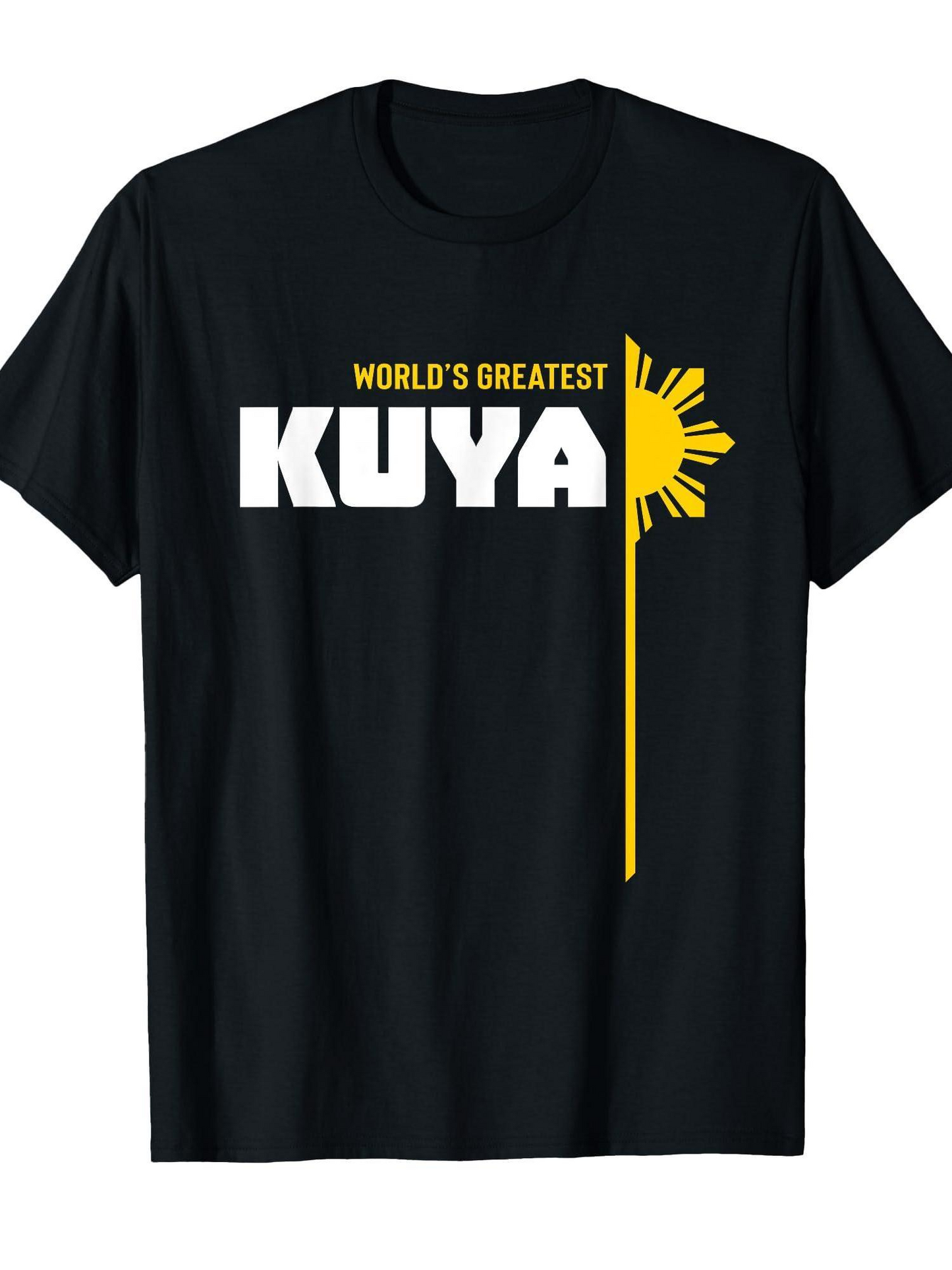Men's Graphic T-Shirt Worlds Greatest Sunshine Rays With Bold Graphic Kuya