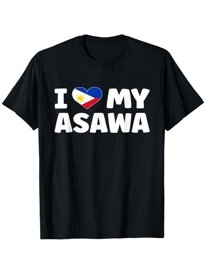 Men's Graphic T-Shirt I Love My Spouse With Heart Featuring Flag Colors Text Graphic