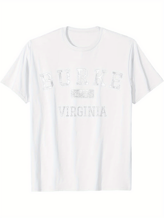 Men's Graphic T-Shirt Virginia Classic Collegiate Style Text Print T Shirt