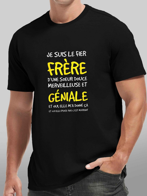 Men's Graphic T-Shirt Vintage French graphic， funny saying