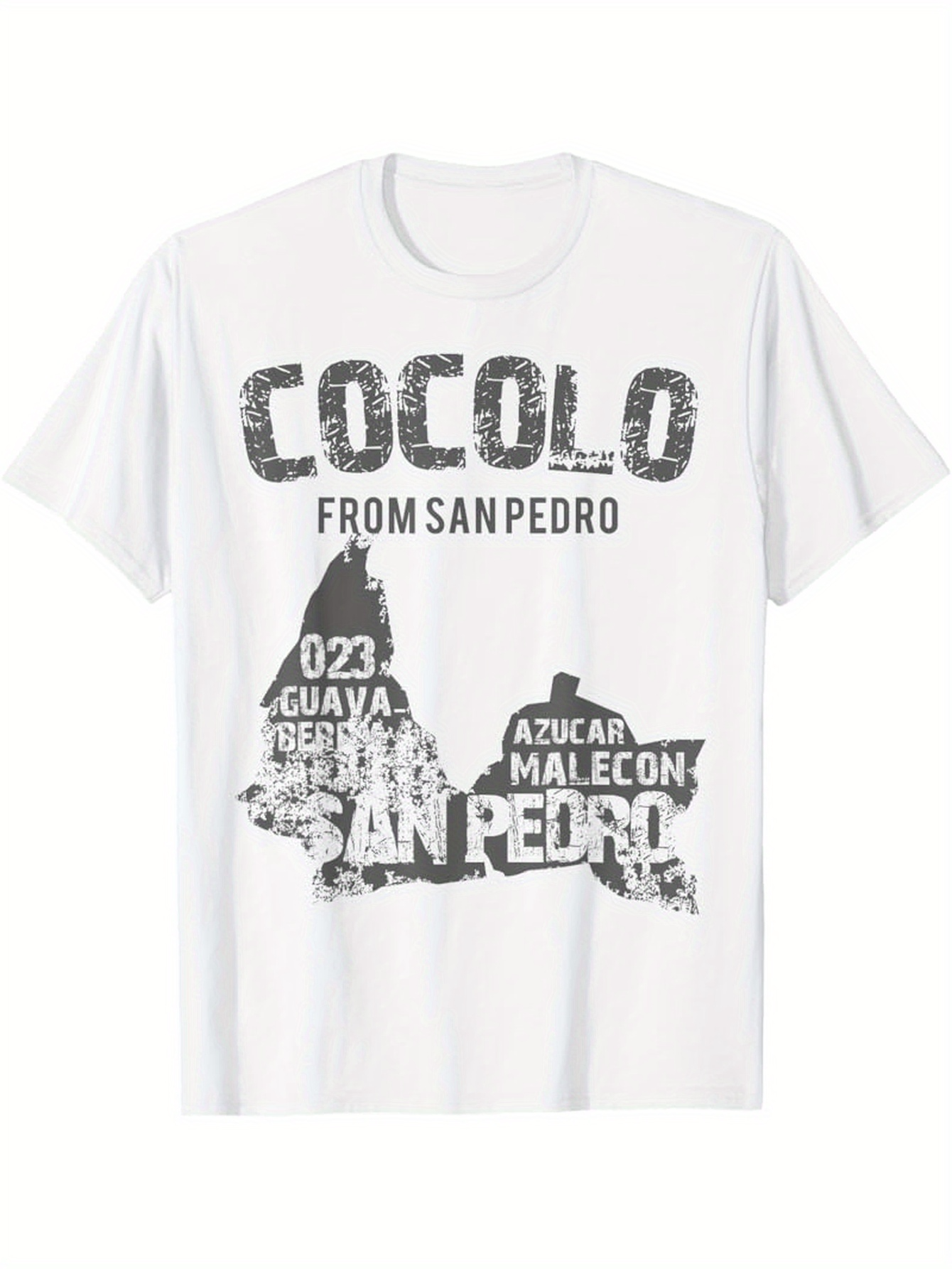 Men's Graphic T-Shirt Cocolo From San Pedro Azucar Malecon Graphic San Pedro
