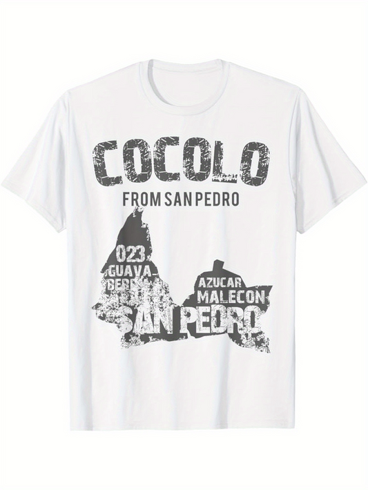 Men's Graphic T-Shirt Cocolo From San Pedro Azucar Malecon Graphic San Pedro