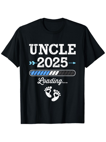 Men's Graphic T-Shirt Uncle 2025 Loading Bar With Cute Baby Feet T Shirt