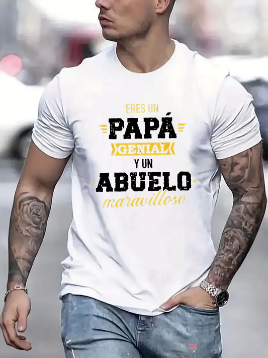 Men's Graphic T-Shirt Men Casual Short Sleeve Tee 1 Pcs 100% Heavy Cotton - Comfortable Crew Neck Soft Adorable Tees Tops_35