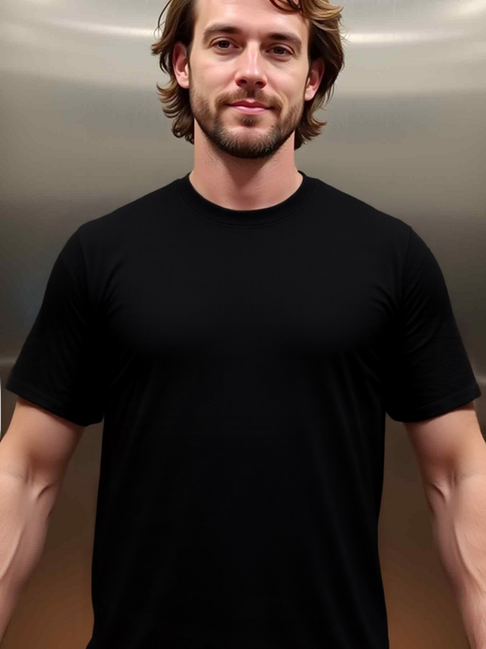 Men's Graphic T-Shirt 1pc MenS Plain Comfort Colors T-Shirt - Limited Edition 3XL Black Soft Breathable Fabric Round Neck Short Sleeve Casual Shirt All-Season Comfort Minimalist Plain Design for Casual Attire &