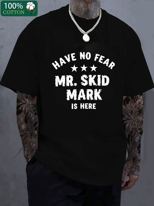 Men's Graphic T-Shirt Have No Fear Bold Statement With White Text Among Four Star Accents T Shirt