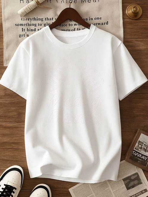 Men's Graphic T-Shirt MenS White Graphic T-Shirt - Minimalist Plain Everyday Tee Regular Fit Crew Neck Short Sleeve Shirt for Casual Office Halloween Costume - All-Season Everyday Essential - Deal with Stock Week