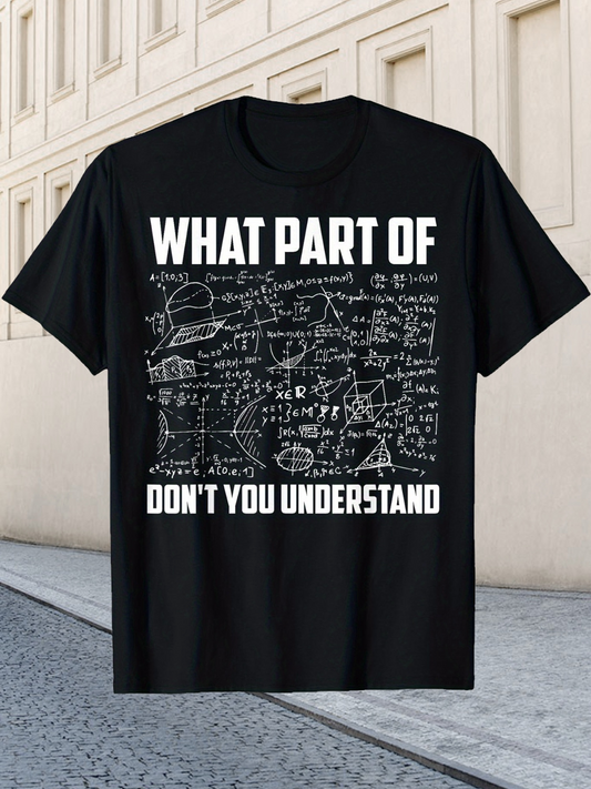 Men's Graphic T-Shirt What Part Of Physics Equations Among Chaotic Hand Drawn Science Doodles T Shirt