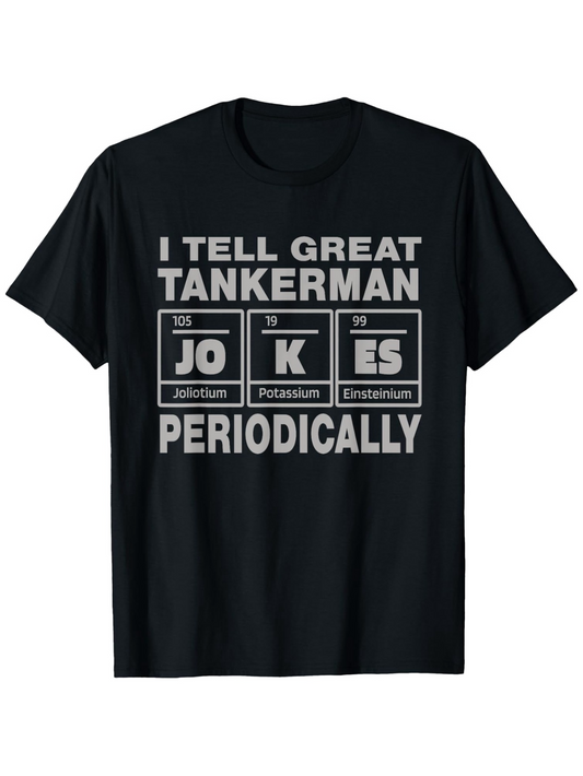 Men's Graphic T-Shirt Funny Science Slogan With Periodic Table Elements Jokes Chemistry Shirt