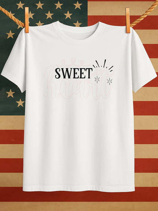 Men's Graphic T-Shirt Sweet Hand Drawn Sunburst Lines With Minimal Star Accents