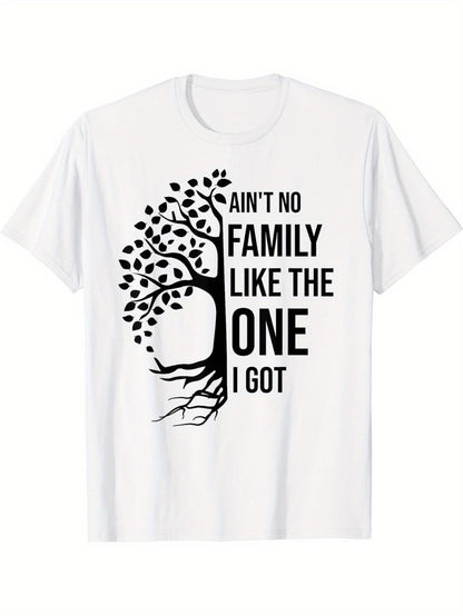 Women's Graphic T-Shirt Aint No Family Like The One I Got Growing Tree With Roots Under Spreading Branches Family Tree