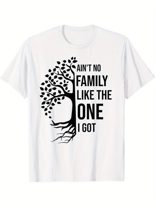 Women's Graphic T-Shirt Aint No Family Like The One I Got Growing Tree With Roots Under Spreading Branches Family Tree