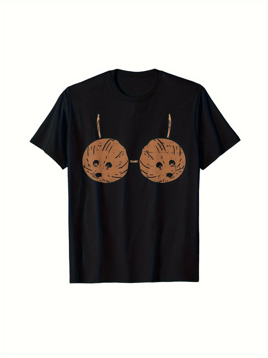 Men's Graphic T-Shirt Playful Kitty Cat Faces With Whiskers And Ears On Chest Cat