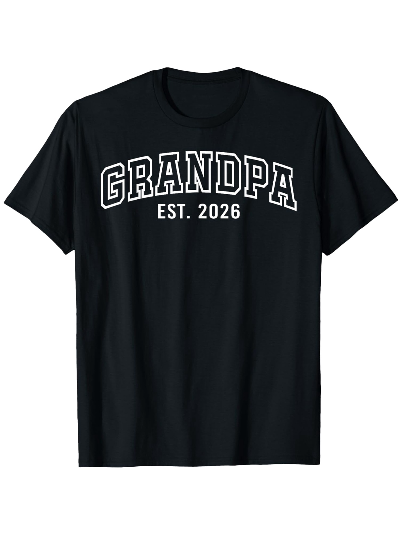 Men's Graphic T-Shirt Grandpa Established Twenty Twenty Six Text Design Grandpa
