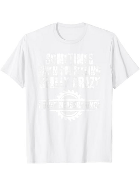 Men's Graphic T-Shirt Faded Vintage Typography With Decorative Border Elements Style Text