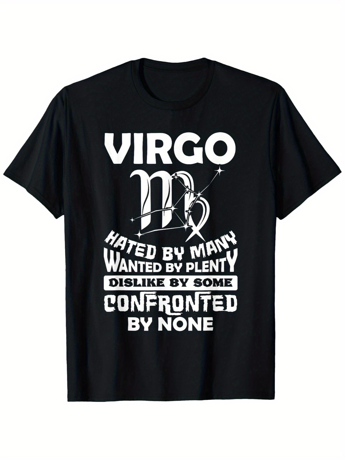 Men's Graphic T-Shirt Virgo Constellation Graphic With Bold Motivational Zodiac Text