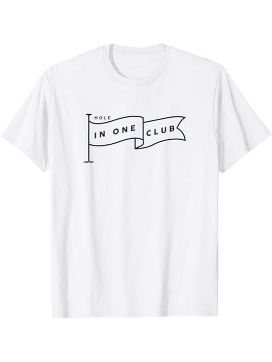 Men's Graphic T-Shirt This In One Club Minimalist Flag Banner Word Design