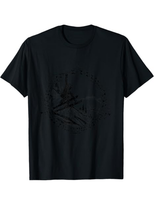 Men's Graphic T-Shirt Abstract Pattern With Subtle Geometric Shapes On Centerpiece T Shirt